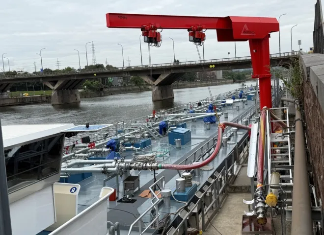 verladingsysteem / slangentoren voor een enkele slang