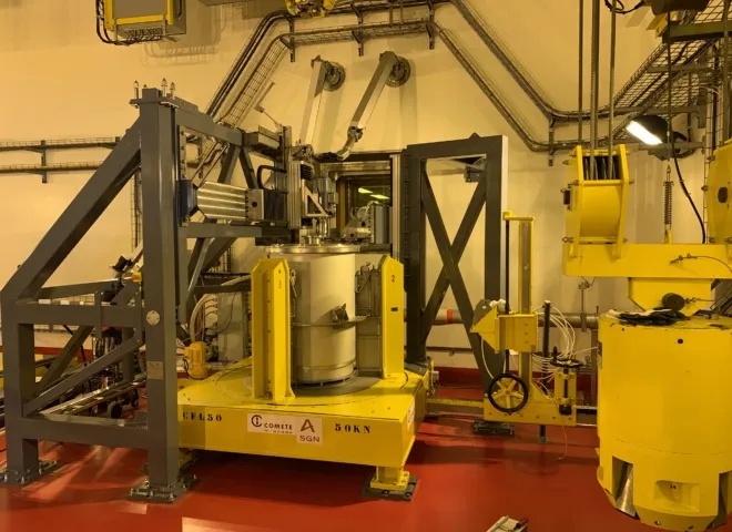 binnen in COVRA HABOG gebouwd door Delmeco in Goes