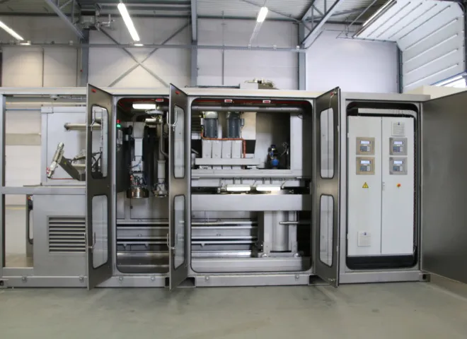 MCI bij COVRA installatie klantgerichte machinebouw door Delmeco in Goes