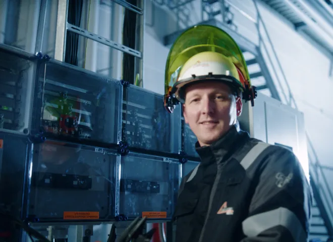 storingsmonteur van Delmeco op locatie