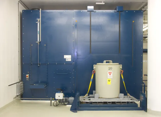 VLI Vaten leeg installatie COVRA gebouwd door Delmeco