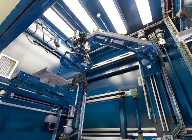 VLI Vaten leeg installatie COVRA gebouwd door Delmeco