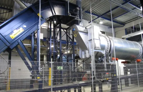 LCD lijn Sims recycling ontworpen en gebouwd door Delmeco