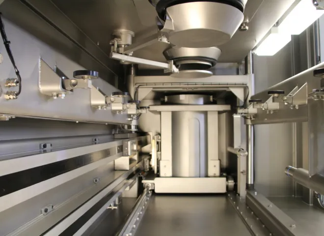 MCI mobiele cementeer installatie COVRA gebouwd door Delmeco