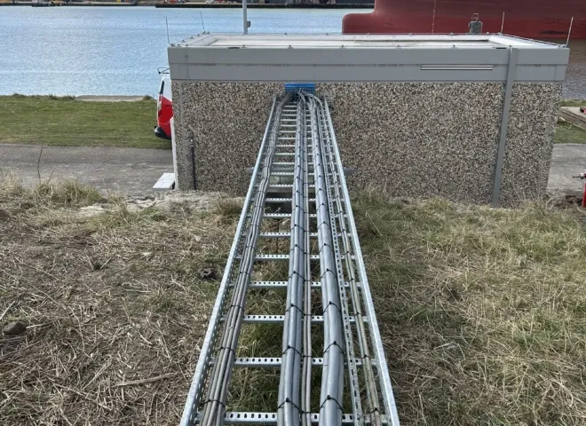 Laagspanningsstation Vesta Terminals Flushing vervangen door Delmeco