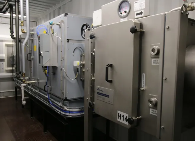 WTU bij NRG HVAC gedeelte gebouwd door Delmeco