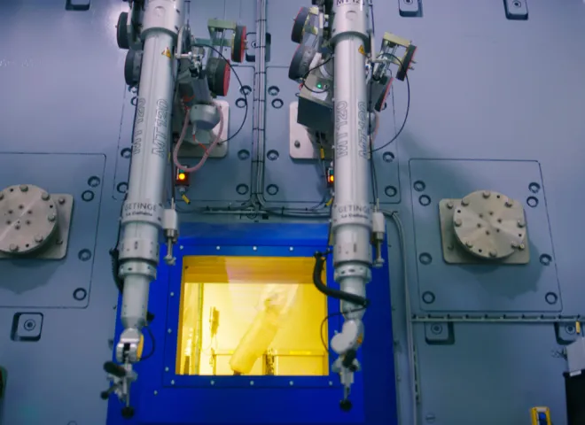 WTU bij NRG loodglasraam gebouwd door Delmeco