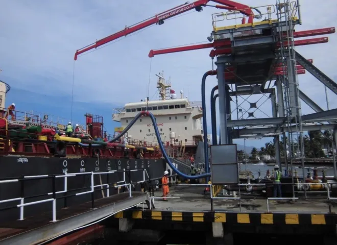 Slangentoren in Bitung Indonesie gemaakt door Delmeco Projecten uit Goes