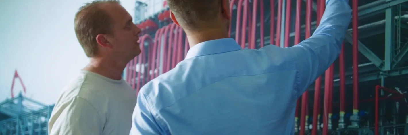 overleg projectleiders bij Delmeco in Goes