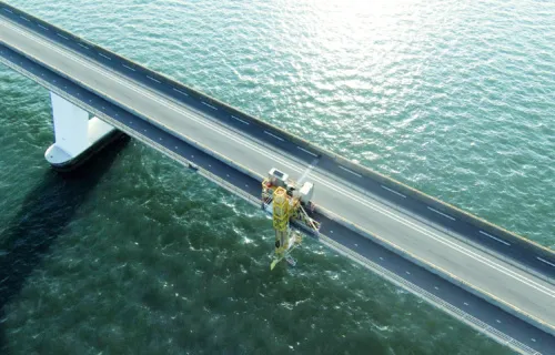 Laagwerker Zeelandbrug gebouwd door Delmeco